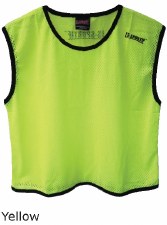 LS Mesh Bib Senior Yellow